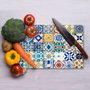 Hermia CKT35 - 3040 Tabla de Cortar de Vidrio Templado Antibacteriana 30 x 40 cm